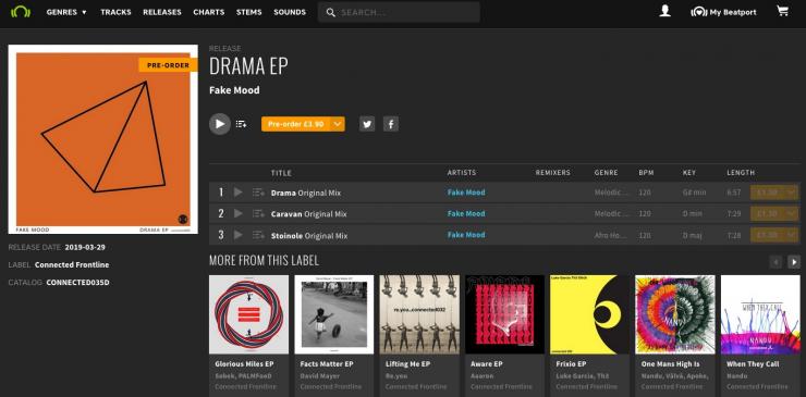Pre Order Fake Mood- Drama EP (connected 035)